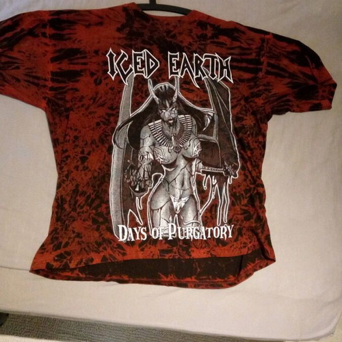 Iced Earth Vintage T-shirt 1997 Greece Tour XL used