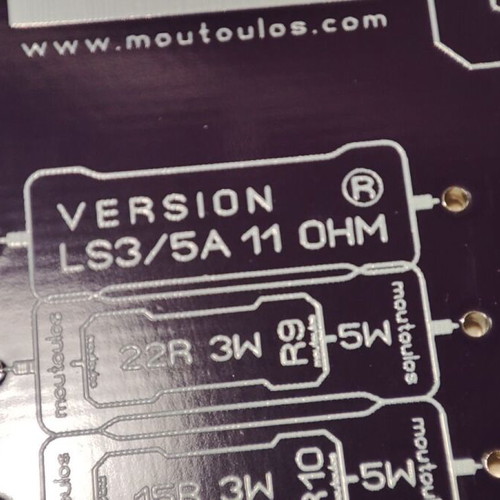 Crossover 11ohm BBC-Rogers-KEF LS3-5A PCB new