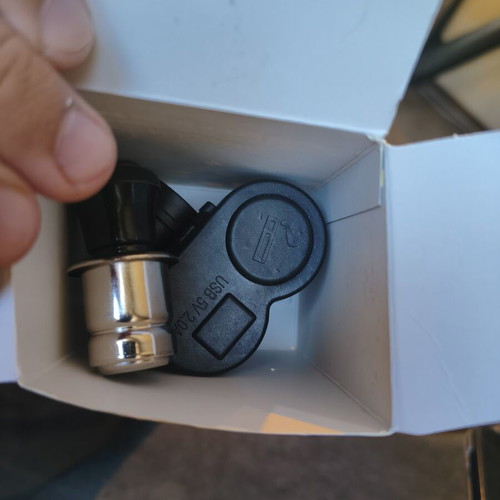 Motorcycle cell phone charger