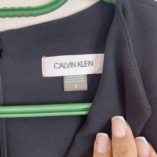 Calvin Klein dress used, size S, black-pink