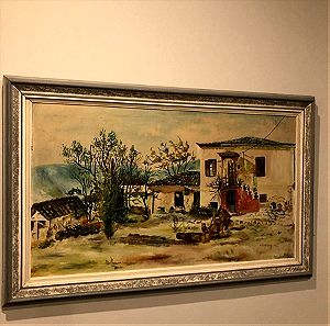 Πίνακας 104 πλάτος x 65 ύψος ζωγραφος Νικος Κακαδιαρης