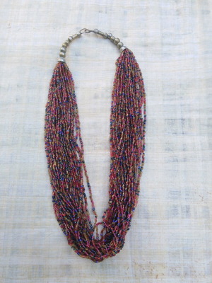 Indian vintage necklace from the 90s like new, multicolored