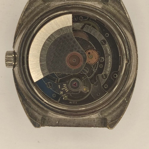 Vinca Automatic Swiss 17 Jewels Day-Date watch used, vintage 35mm