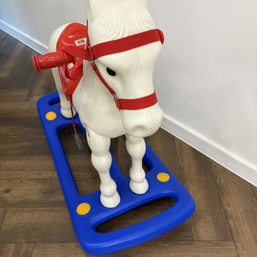 Rocking horse toy like new, plastic, suitable for toddlers