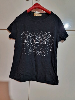 Makο t-shirt Diyadani large new with sequin design black
