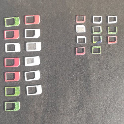 Sim card frames new
