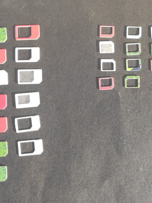 Sim card frames new