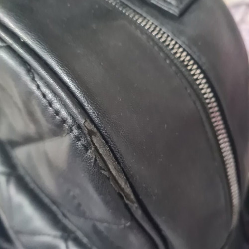 Women's black backpack