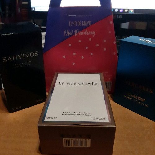 Perfume boxes new, pack of 4 for decoration and collection