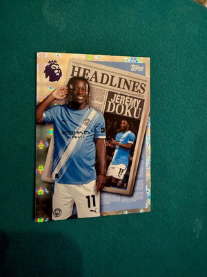 Topps Jeremy Doku αυτοκόλλητο καινούργιο