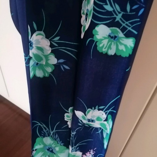 Kaftan dress long floral used, sizes up to XL