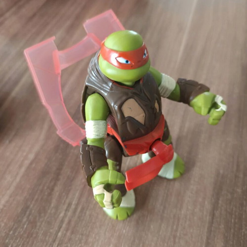 Ninja turtles figures used, height 14cm