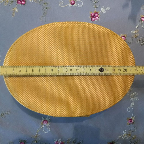 Christian Dior Parfums vintage perfume case like new, yellow mustard