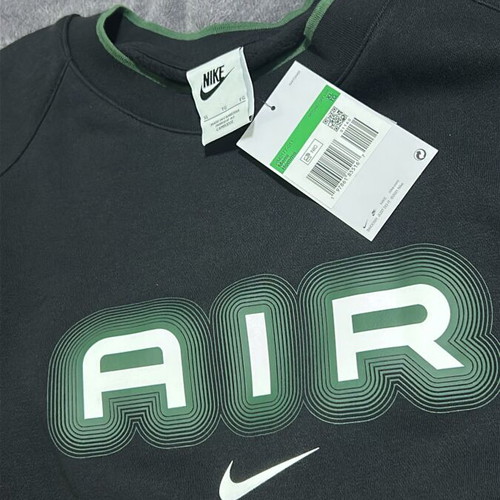 Nike hoodie new, size XL, black and green