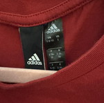 Adidas short-sleeve shirt red, like new, size S