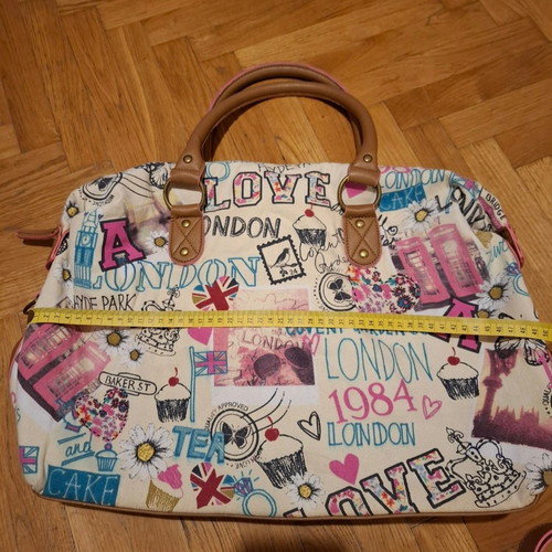 Large multicolor handbag like new
