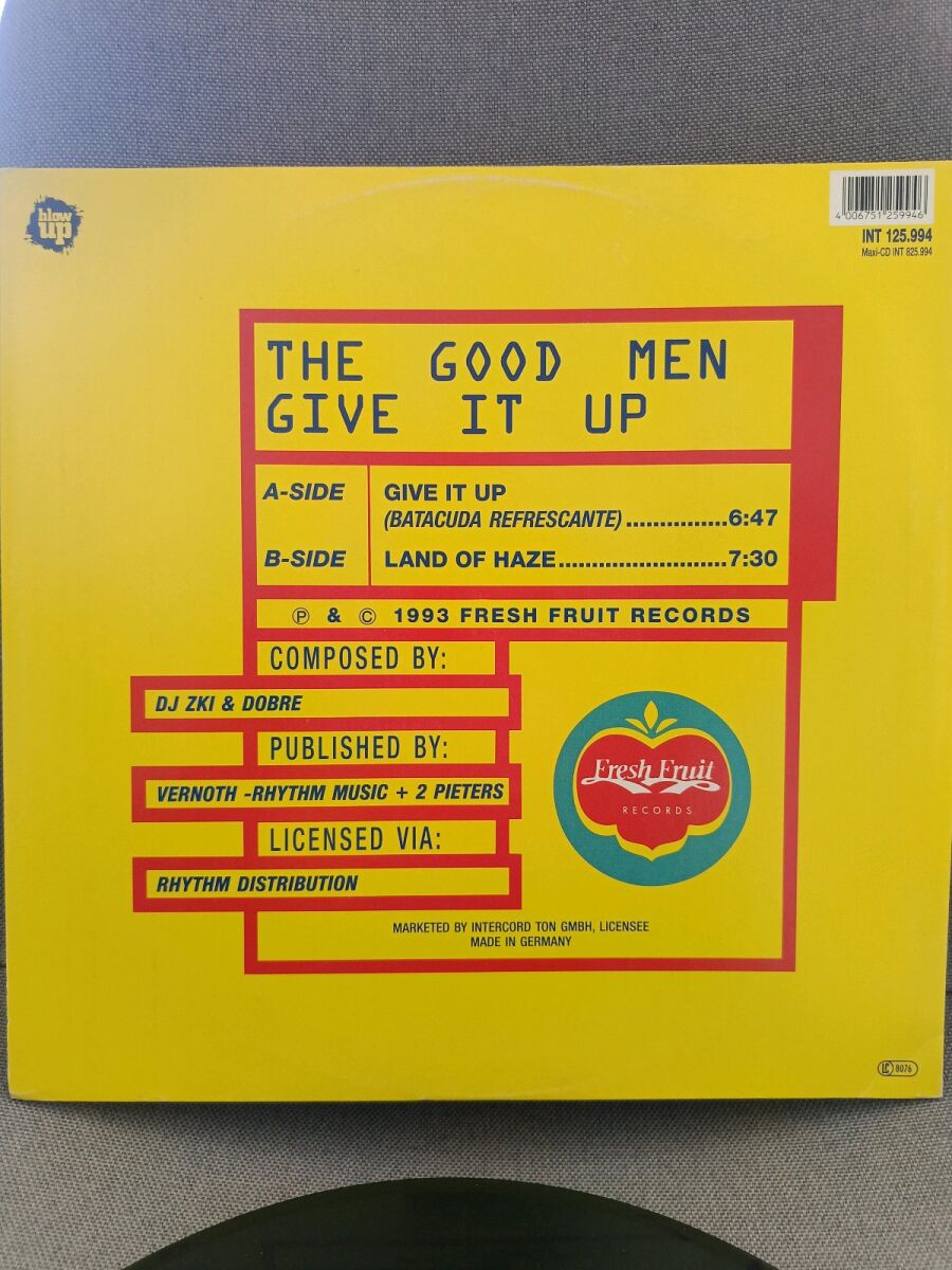 THE GOODMEN/GIVE IT UP 12inchシングル The Good Men – Give It Up