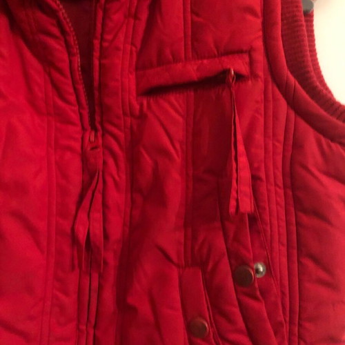 Mango sleeveless jacket red like new, size M