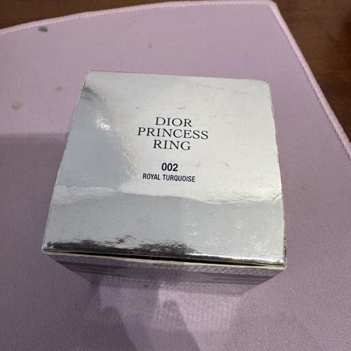 Dior Princess Ring Eye Luminizer 002 Blue and Silver with Rhinestones New