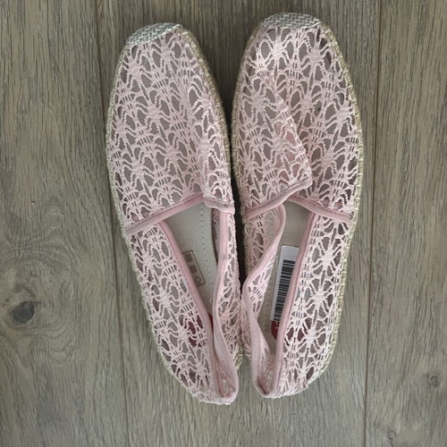 Exe espadrilles new, pink, size 38