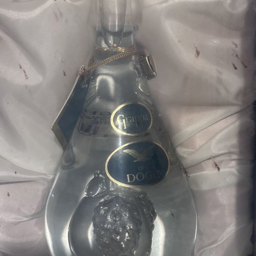 Grappa dei Dogi Sauvignon collectible bottle 500ml like new