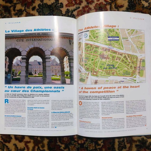 Official IAAF Paris 2003 Guide like new, collectible