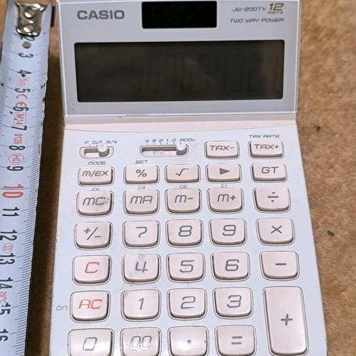 Casio scientific calculator used
