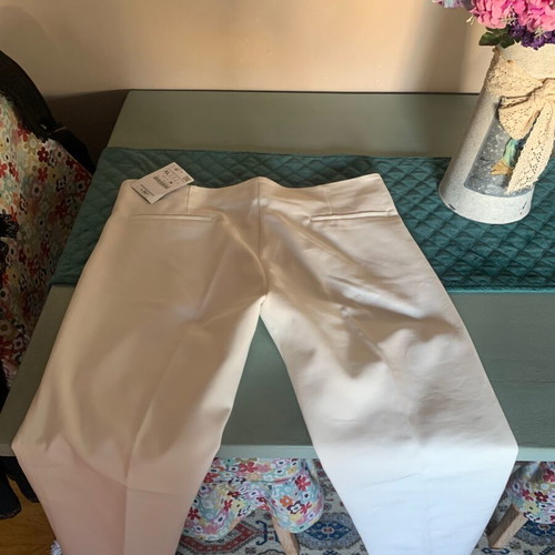 Zara pants new, white, size XL with side zippers