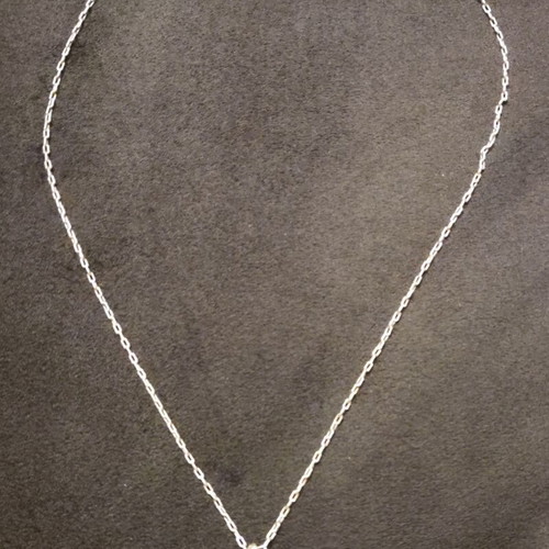 Silver cross pendant 925 with chain, like new, 40 cm