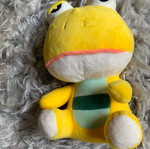 Plush frog used