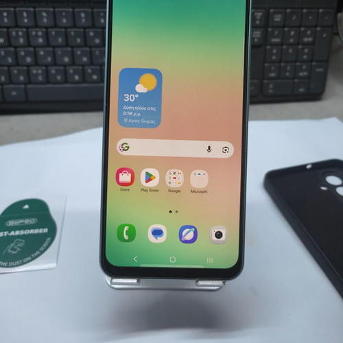 Samsung Galaxy A26 5G 6GB 128GB green used with screen protector and silicone case