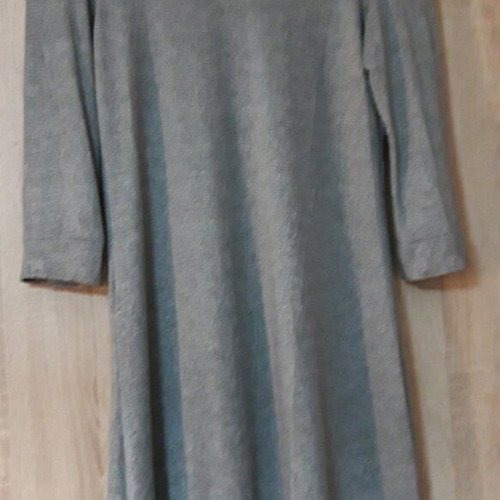 Silver Bershka dress size Small like new with turtleneck collar