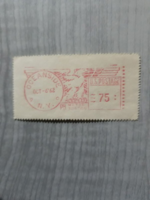 Γραμματόσημο σφραγίδα ΗΠΑ 1962
