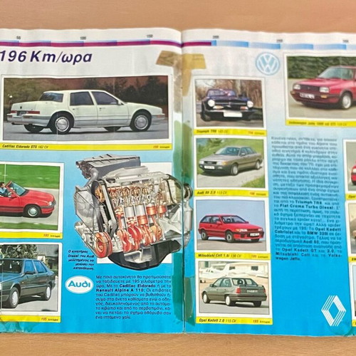 Auto 100-400 Panini sticker album used (1993)