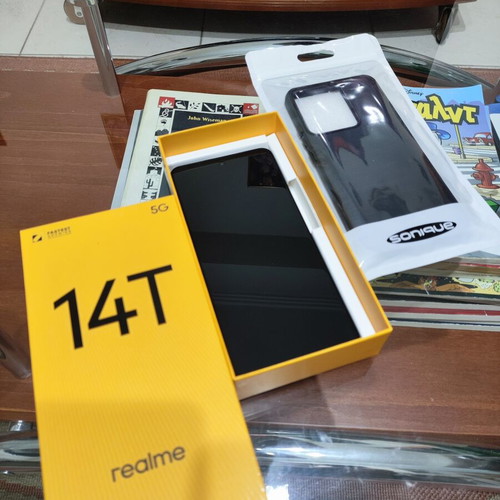 Realme 14 T Dual 5G smartphone 8GB RAM 256GB black, like new