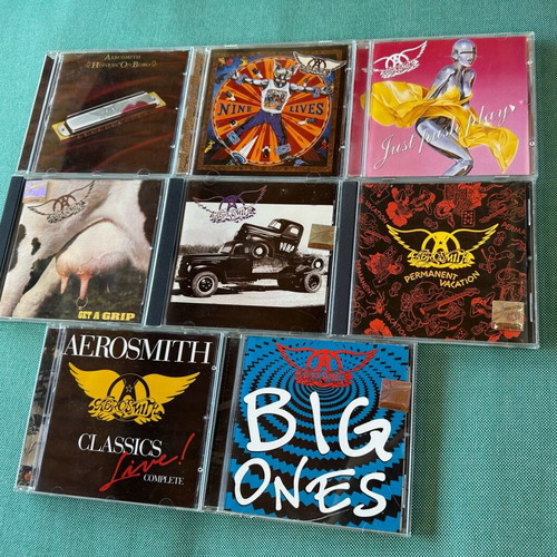 Aerosmith Discography 8 CD set like new, rock