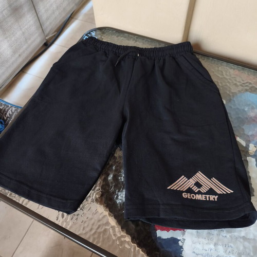 Men's Bermuda shorts like new, dark blue, sizes M L