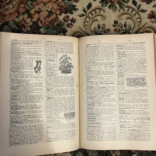 Nouveau Petit Larousse Illustré 1927 used encyclopedic dictionary
