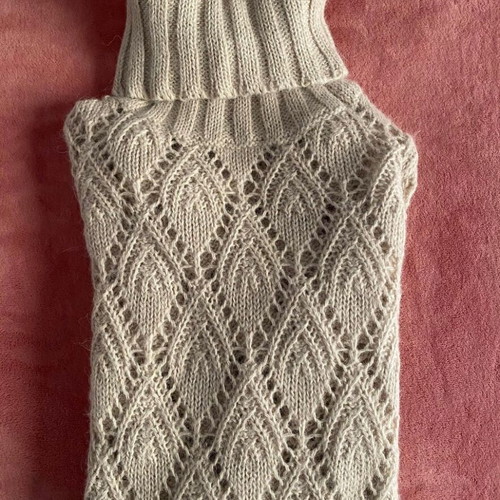 Massimo Dutti knitted sweater used, size small, beige