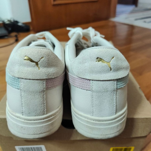 Puma sneakers size 46, white with grey detail
