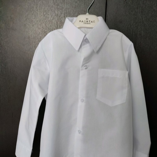 Children's black suit like new with shirt, bow tie and vest