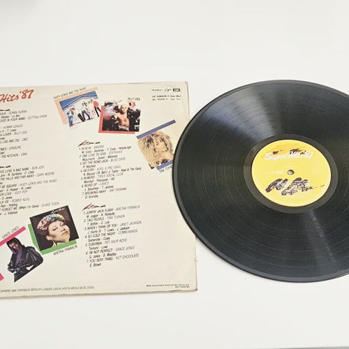 Super Hits '87 double vinyl LP used, Greek edition
