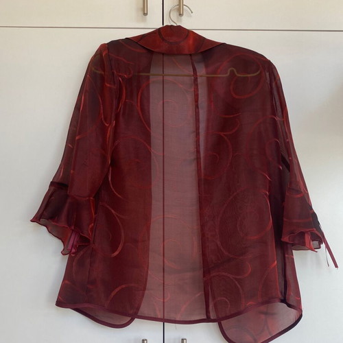 Vintage Y2K suit set burgundy skirt top jacket like new