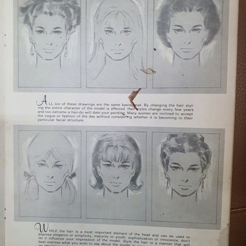 Faces and Features book used, English
