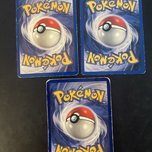 Pokémon Energy Cards used, pack of 3 from Base Set 1999