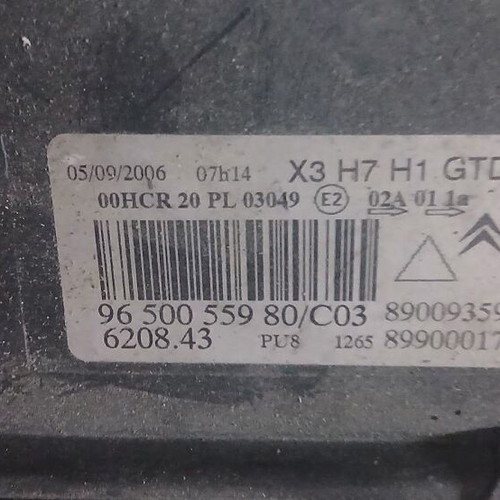Citroen C5 2004-2008 αριστερό πρωτότυπο φανάρι μεταχειρισμένο
