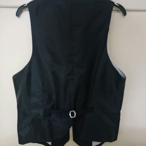 Black men's vest Zara like new, classic design, size L