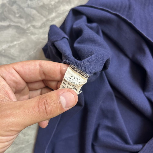 Lacoste Vintage Polo T-shirt, blue, XL