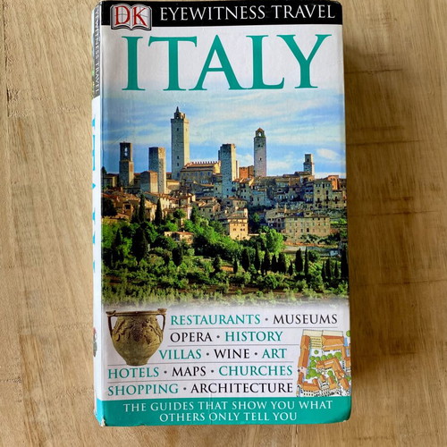 DK Eyewitness Travel Guide Italy paperback used, English edition