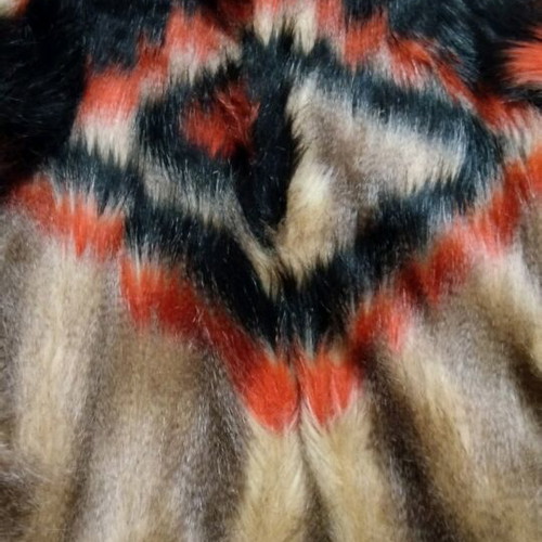 BSB faux fur new, size 42, multicolor